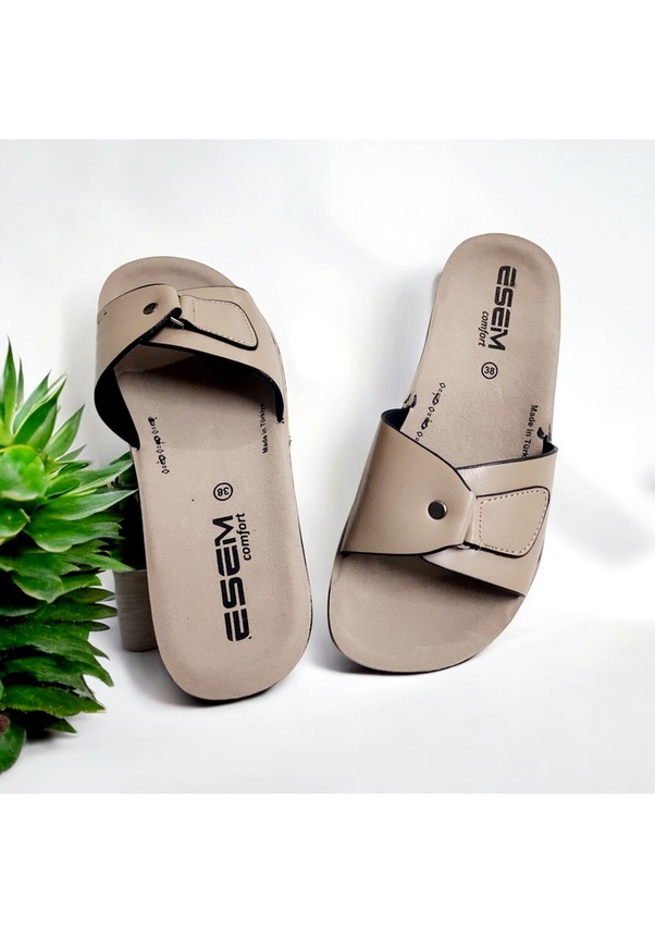 Resim Kadın Günlük Anatomik Cırtlı Ayarlanabilir Ev Ve Dışarı Terliği 001 