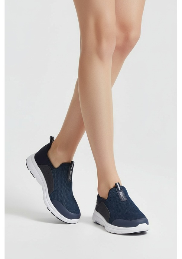 Resim 2231-Best of Anatomik Tabanlı Ultra Hafif Bağcıksız Unisex Yürüyüş Ayakkabısı Lacivert 