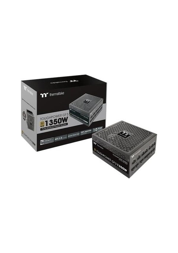 Resim Thermaltake Toughpower Gf3 1350w 80+ Gold Pcıe Gen 5.0, Atx 3.0, Full Modüler 14cm Fanlı Psu 