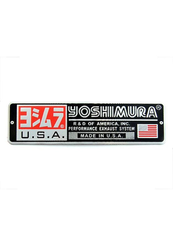 Yoshimura Exhaust Alüminyum Dikdörtgen Sticker Yapıştırma Fiyatları ve