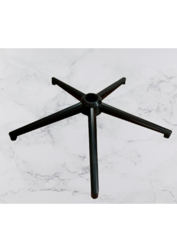 Resim Sandofis Siyah Metal Konik Ayak+5 Adet Oyuncu Koltuğu Tekeri 