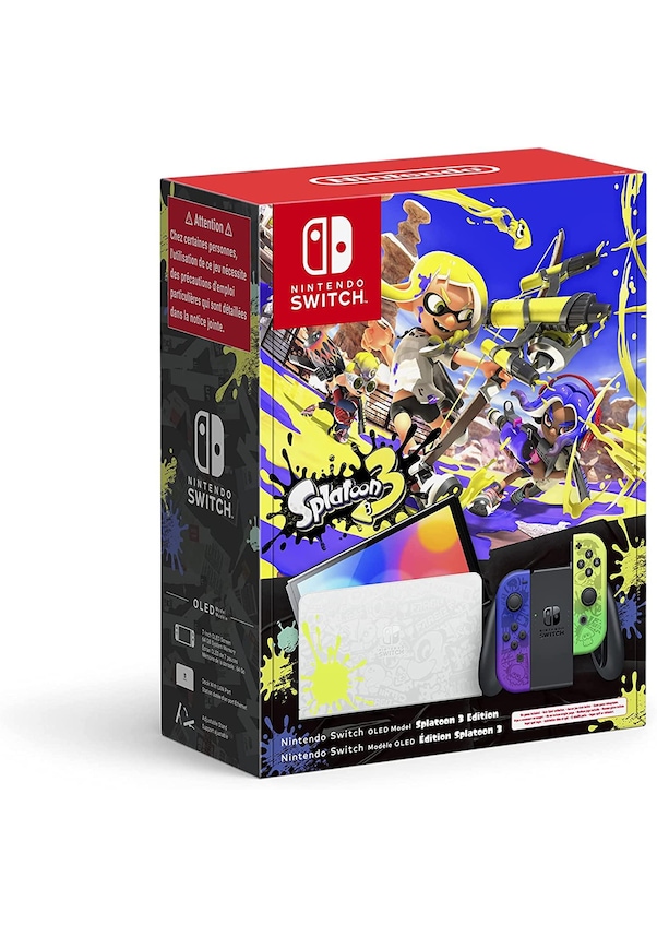Nintendo Switch OLED Model Splatoon 3 Edition Oyun Konsolu (İthalatçı Garantili) Nintendo Switch OLED Model Splatoon 3 Edition Oyun Konsolu (İthalatçı Garantili)