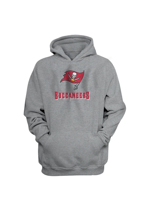 Men's NFL Pro Line by Fanatics Branded Black Tampa Bay Buccaneers Personalized Midnight Mascot Pullover Hoodie Size: Extra Large