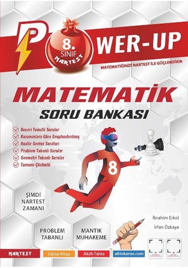 NarTest 8. Sınıf Power-Up Matematik Soru Bankası NarTest Yayınlar ...