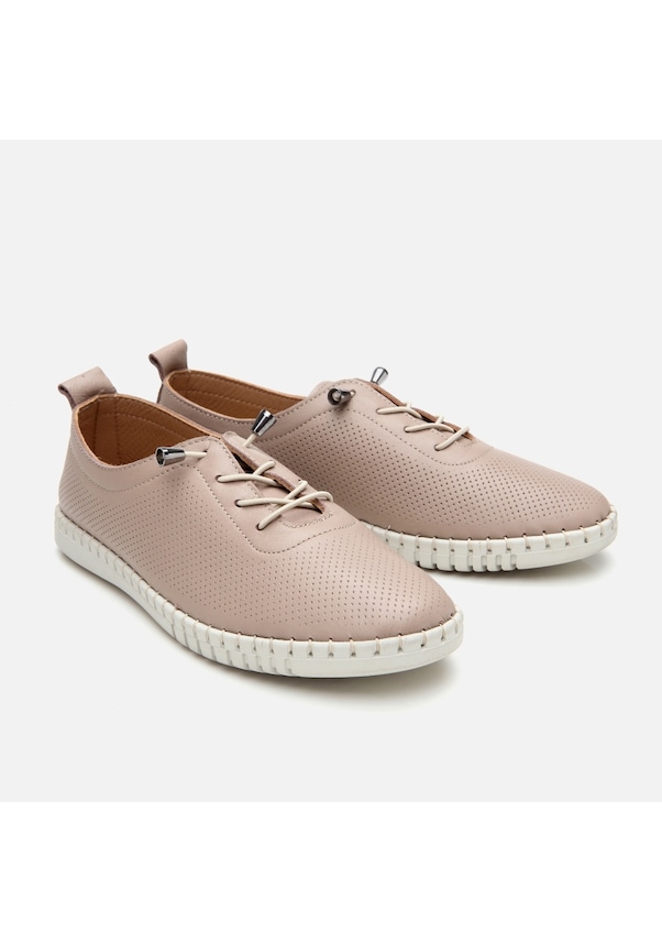 Resim Hotiç Kadın Deri Vizon Düz Ayakkabı 01ayh306580a450 Vizon-taupe Vizon 