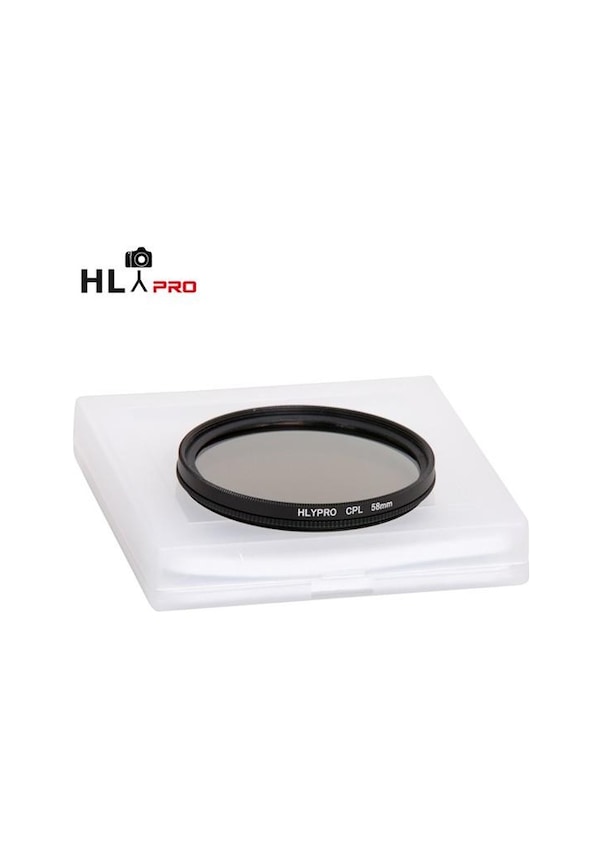 Resim Hlypro 58Mm Cpl Dairesel Polarize Filtre 