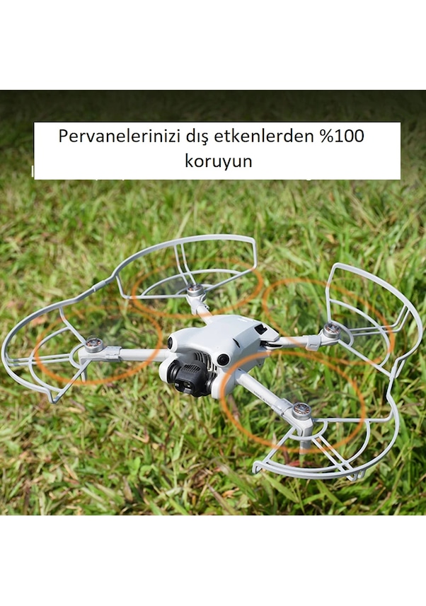 Resim Djı Mini 4 Pro 360 Derece Pervane Koruması 