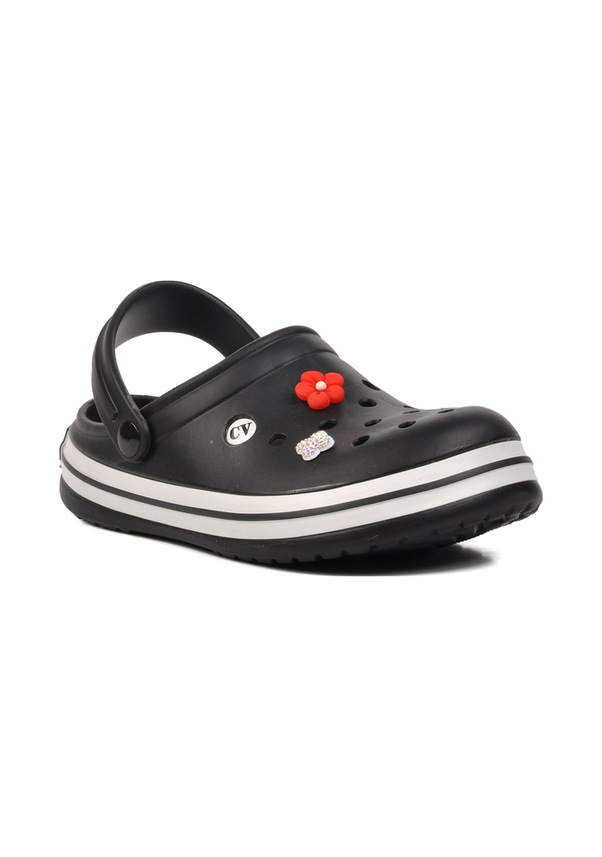 Resim Ayakmod 5001-t Siyah-beyaz Kadın Sabo Terlik 001 