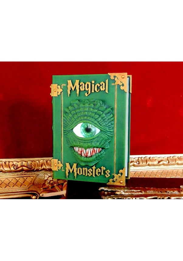 Resim Opencart Canavar Göz Küresi Animasyonlu Kitap Pervane Sadece Plastik Aparattır 