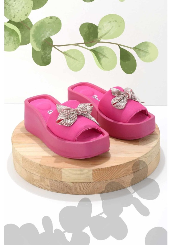 Resim Fuşya Kadın Terlik K04140230004 Fuşya 