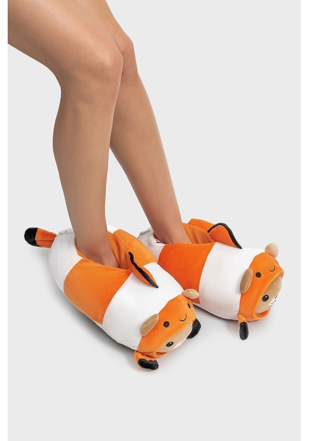 Resim Twigy Torik Kadın,Garson Boy Hayvanlı Panduf Turuncu 36/41 CC0601 Turuncu 