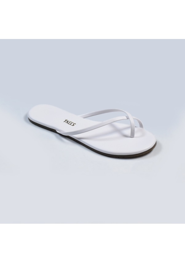 Resim Kadın Çapraz Beyaz Parmak Arası Terlik Beyaz 