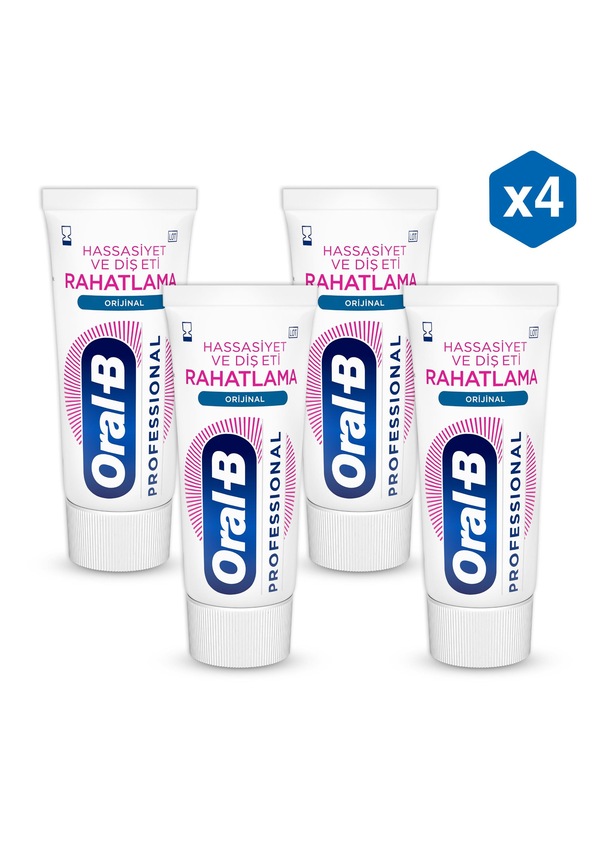 Oral-B Hassasiyet Ve Diş Eti Rahatlama Orijinal Diş Macunu 4 X 50 ML ...