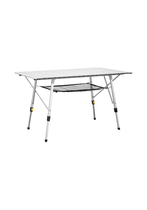 Uquip Variety L – Aluminium Klaptafel Met Opbergnet – In Hoogte Verstelbaar –  120x70cm In Hoogte Verstelbaar - 9