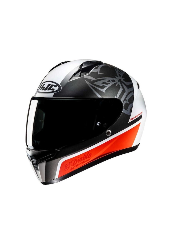 Casque Intégral HJC C10 Modèle FQ20 MC1SF Fabio Quartararo El DIABLO Taille M