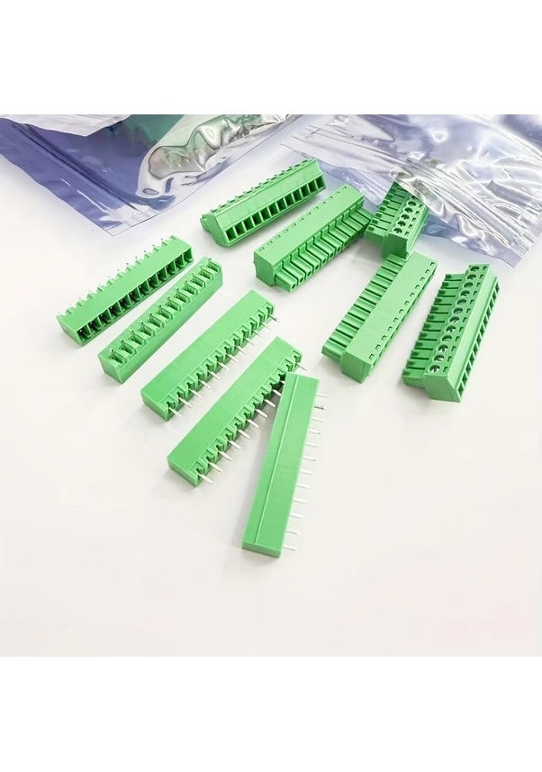 Resim Topnotch 5 Çift 3,81mm Pin Aralıklı Hızlı Bağlantı Terminali Tak Çıkar Tasarım 