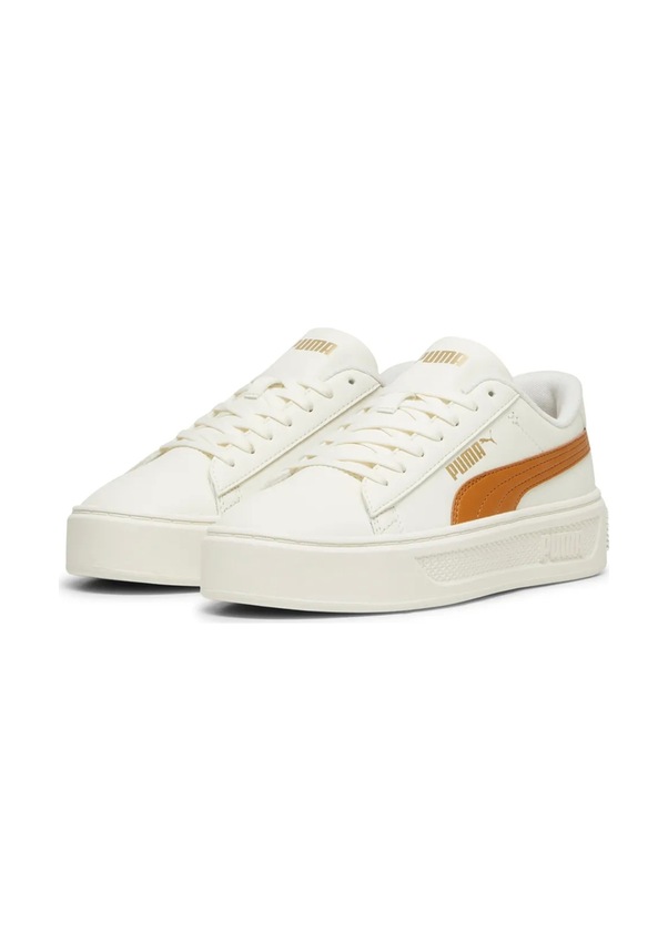 Resim Puma Smash Platform 390758-12 Beyaz/caramel Beyaz 