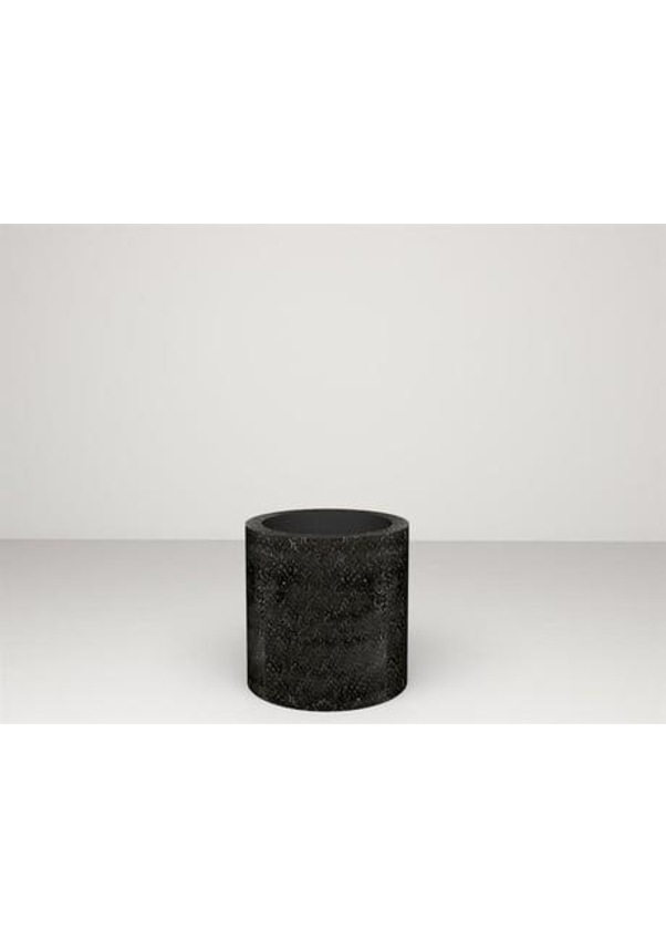 Resim Nuano Consept Silindir Serisi Yuvarlak Saksı Siyah 60x60 