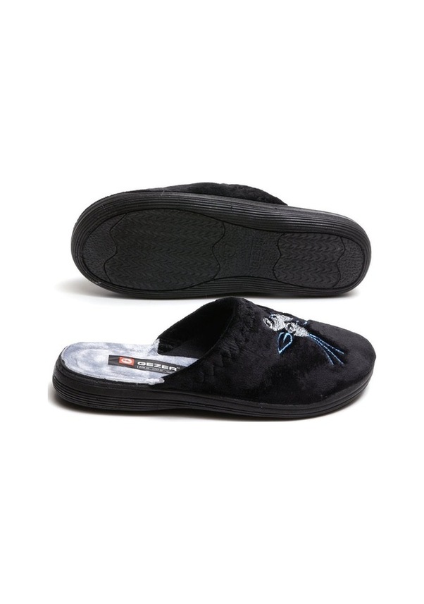 Resim Gezer Kışlık Kadın Terlik (554651744) Siyah 