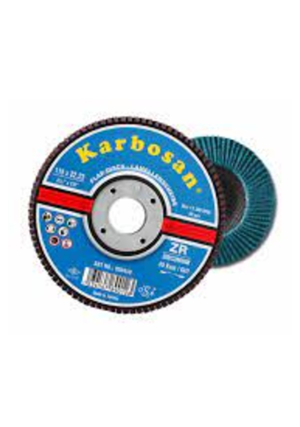 Karbosan Zr Flap Diskler Kum 60 115X22.23 Mm Fiyatları ve Özellikleri