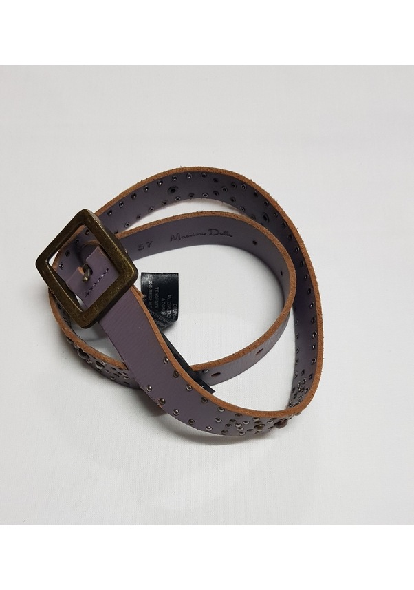 Resim 6102/039 Massimo Dutti Lila Çocuk Deri Kemer Lila 