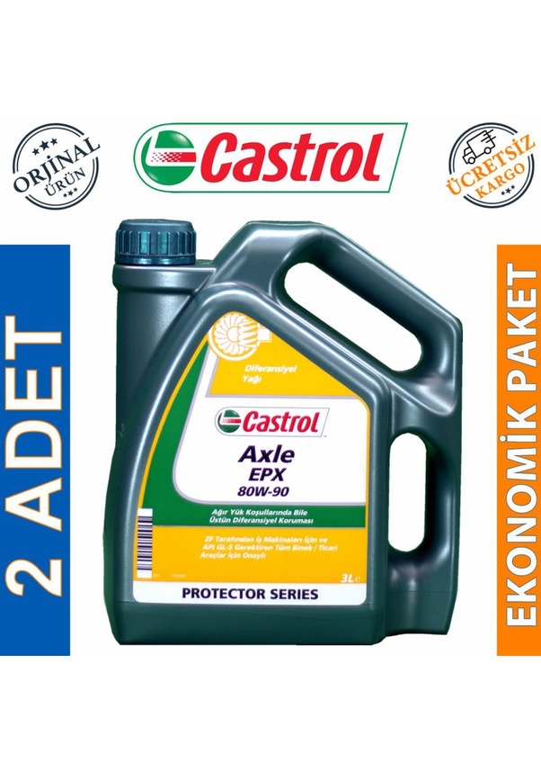 Castrol Axle Epx 80W90 Şanzıman ve Diferansiyel Yağ 2 x 3 L Fiyatları