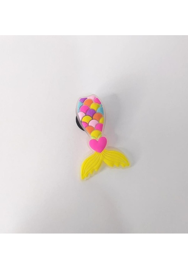 Resim Terlik Ayakkabı Sandalet Tokası Silikon Deniz Kızı Terlik Süsü Aksesuar 