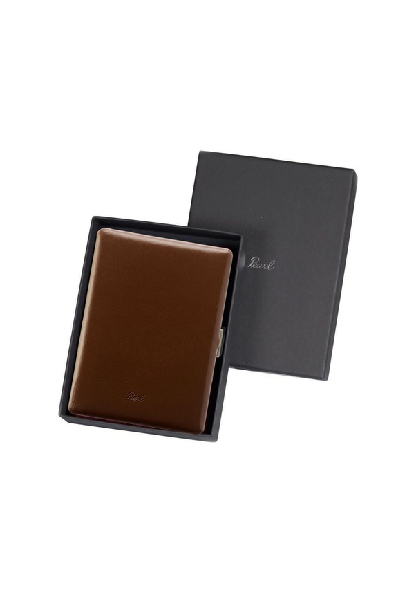 Resim Pearl Japan Cosmos Deri Uzun Sigara Tabakası Düz Kahve 9lu 