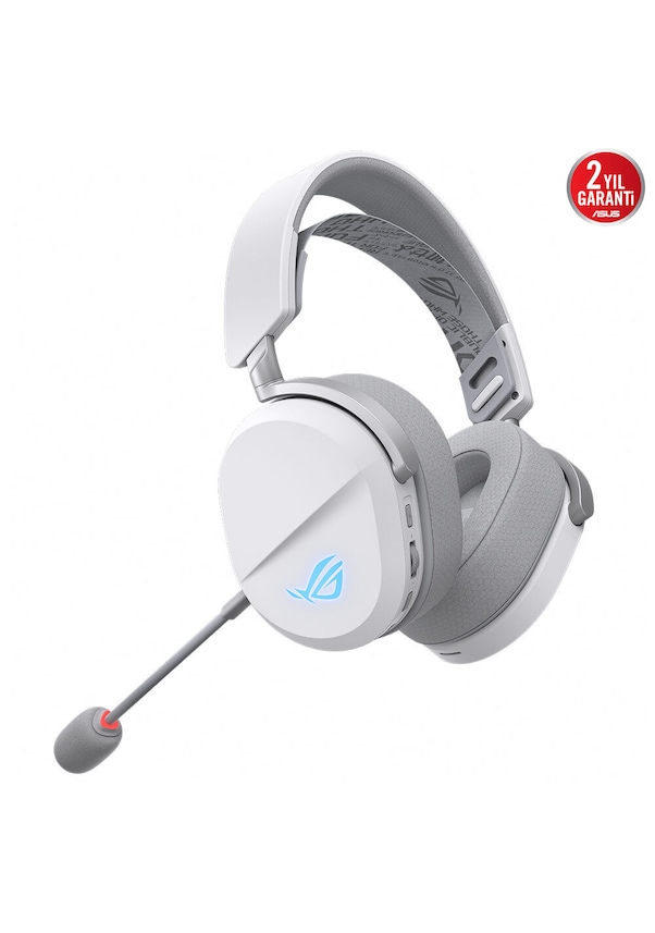 Asus Rog Pelta Kablosuz Rgb Kulak Üstü Oyuncu Kulaklığı Beyaz