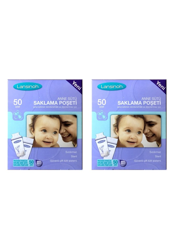 Lansinoh Süt Saklama Poşeti 2 x 50'li