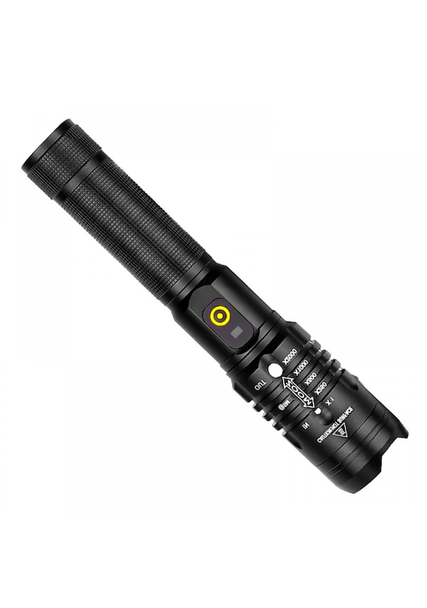 Peakstar PS-080 Zoomlu Xhp 50 Led USB Şarj Edilebilir Profesyonel El Feneri Peakstar PS-080 Zoomlu Xhp 50 Led USB Şarj Edilebilir Profesyonel El Feneri