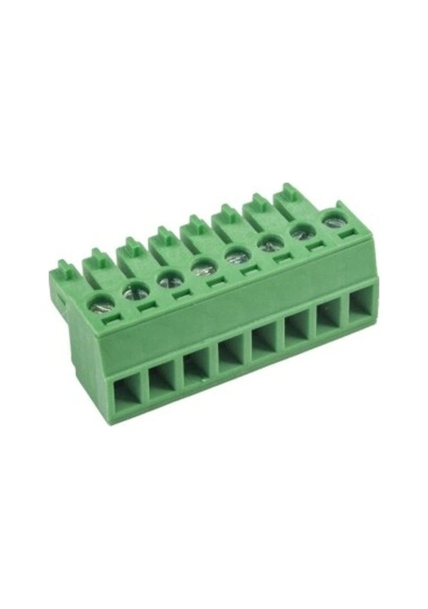 Resim Ex-15edg 3.81mm 8 Pin 90 Derece Geçmeli Dişi Klemens 