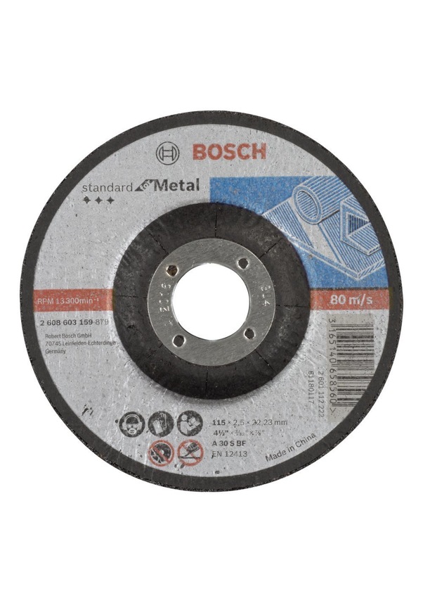 Bosch Standard For Metal 115x2.5 mm Bombeli Kesme Diski - 2608603159 ...