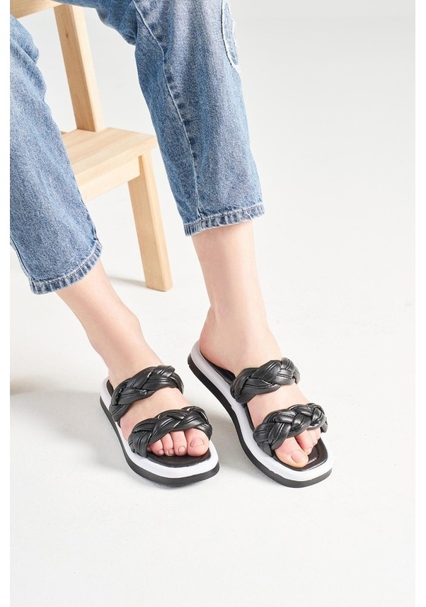 Resim Oct Shoes Kadın Örgü Terlik Ts1057 