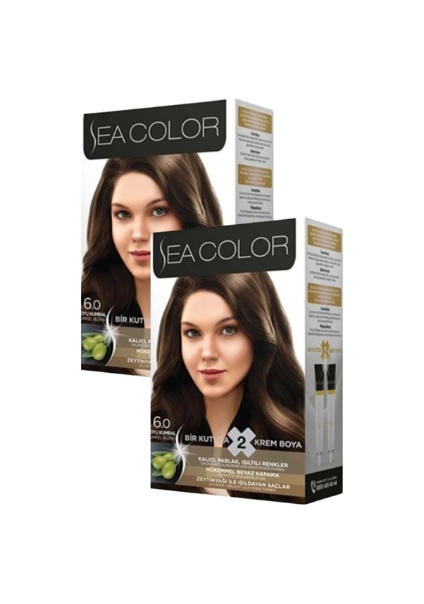 Sea Color 6.0 Saç Boyası Koyu Kumral 2 x 100 ML 6 Fiyatları ve Özellikleri