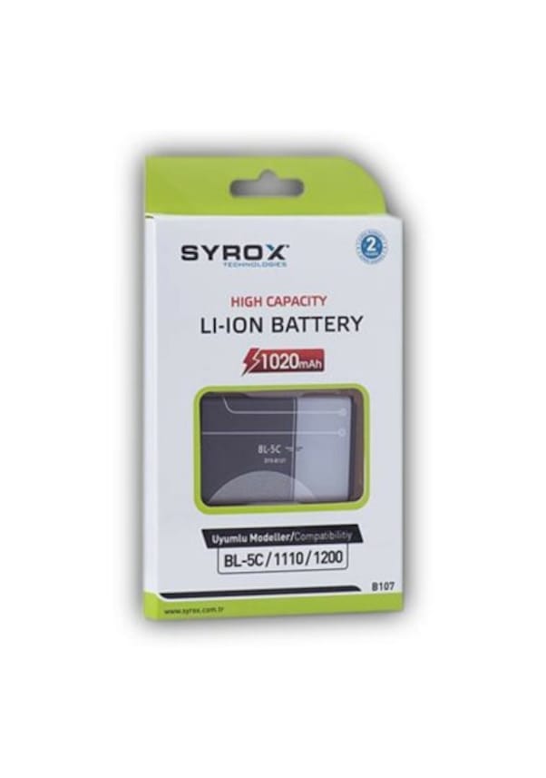 Syrox B107 Nokia Bl-5C/1110/1200 1020 Mah Li-İon Batarya