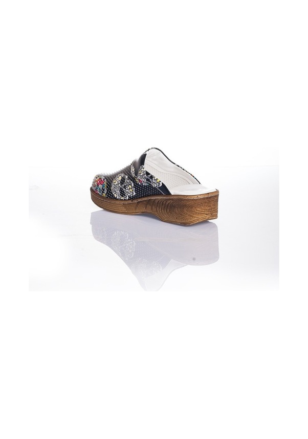 Resim Kuru Kafa Temalı Ortopedik Sabo Terlik Hastane Hemşire Sabo Çok Renkli 