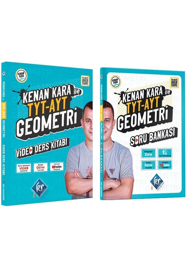 Kr Akademi Tyt Ayt Kenan Kara İle Geometri Konu Ve Soru Seti 2 Kitap ...