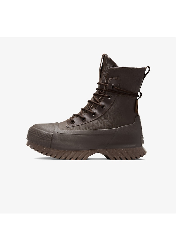 Resim Converse Chuck Taylor All Star Lugged 2.0 Cc Unisex Kahverengi Deri Platform Sneaker Düz A10376c Kahverengi 