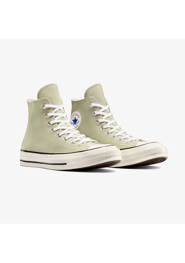 Resim Converse Chuck 70 Unisex Yeşil Deri Sneaker A10549c Yeşil 
