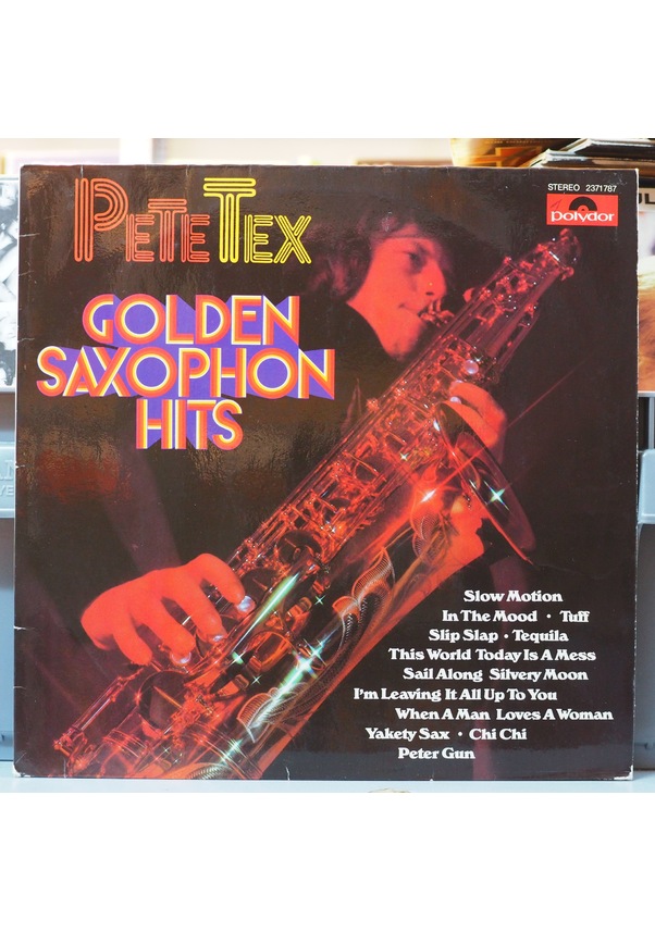 Pete Tex*Plays Golden Saxophone Hits*Almanya Baskı 1975 LP Fiyatları ve