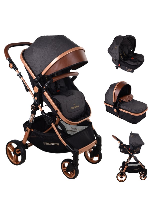 Mamma Lizard Travel Sistem Amortisörlü Bebek Arabası