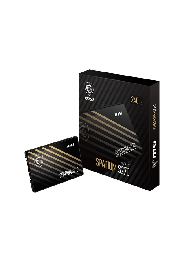 Resim Msi Spatıum S270 Sata 2.5 240gb 500-400mb/s S270 Sata3 2.5 İnch Ssd Harddisk 
