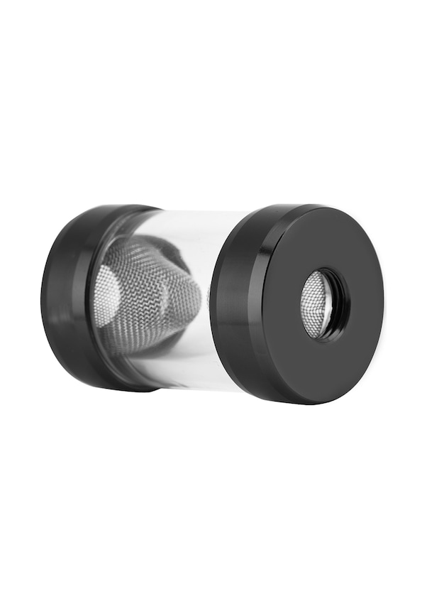 Resim Yuntech01 Sıvı Soğutma Filtresi Glq-jx1 - G1/4" Iç Dişli, Huni Şekli, Kaliteli Filtre Ağı, Bilgisayar Soğutma Sistemleri İçin Siyah 