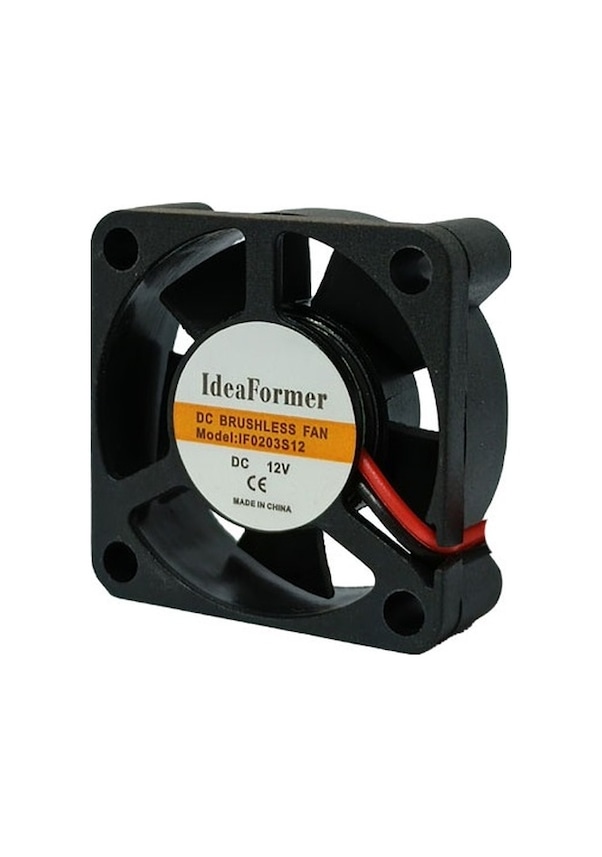 Resim 30x30x10mm. 12v Dc Sessiz Fırçasız Motor 3d Printer Kare Fan 