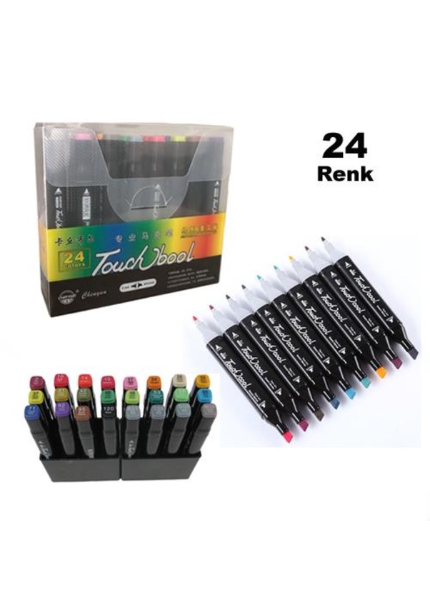 Touch Bool. Marker. 24 Lü. Mimari Çizim Kalemi. Çift Uçlu. Board. Fiyatları ve Özellikleri