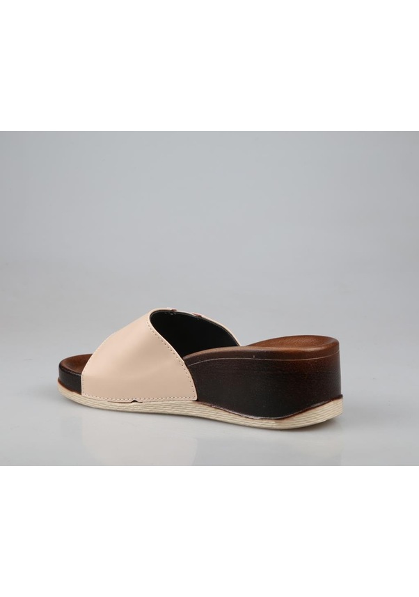 Resim Pierre Cardin Pc-7021 Ortopedik Krem Kadın Terlik Krem 