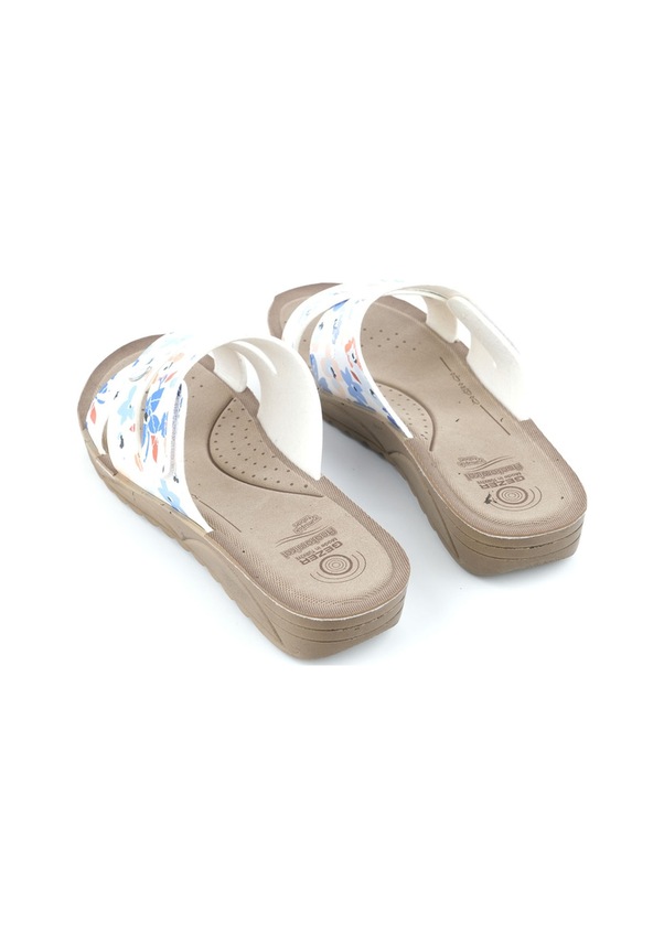 Resim Gezer Yazlık Kadın Anatomical Yumuşak Taban Terlik Gt1yzm.09723.23.x21.h94 Beyaz 