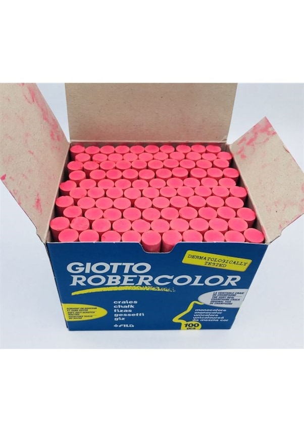 Giotto Robercolor Tebeşir Kırmızı 100'lü Kutu N11.36 Giotto Robercolor Tebeşir Kırmızı 100'lü Kutu N11.36