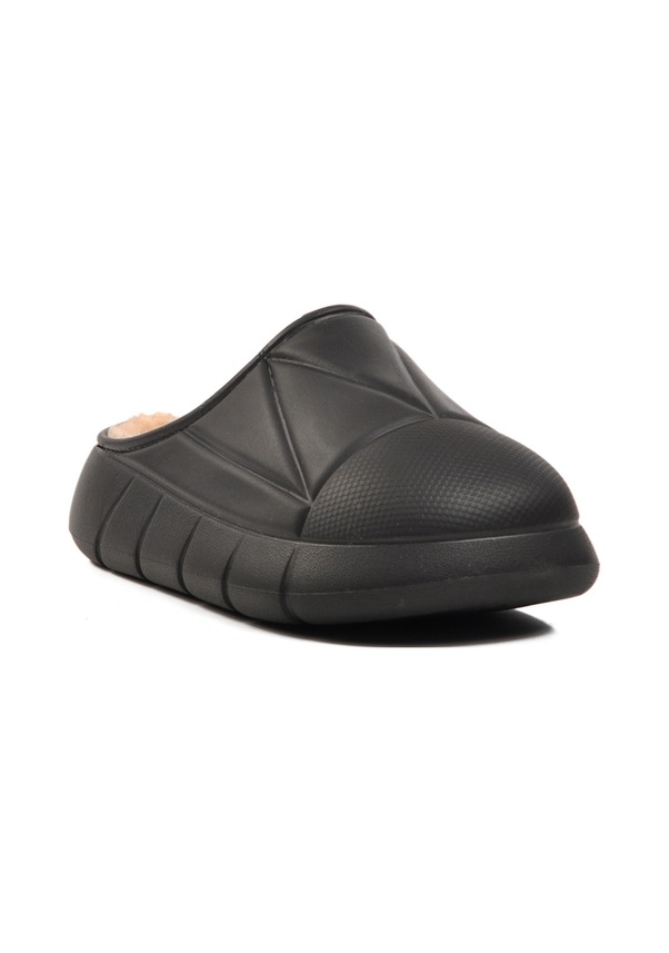 Resim Aspor Siyah Poliüretan Kadın Ev Terliği Çok Renkli 